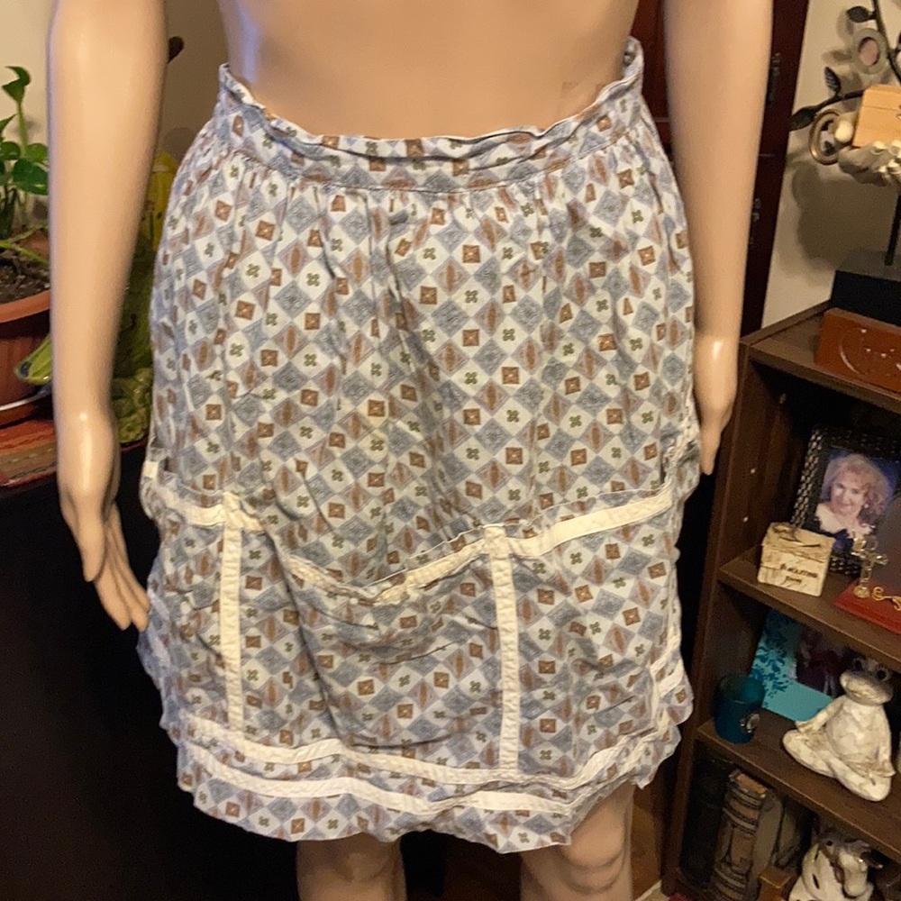 Two vintage handmade aprons